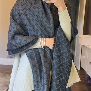 Gucci Silk and Wool Scarf